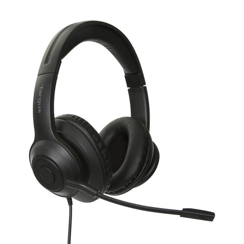 Targus AEH102GL headphones/headset Wired Head-band Calls/Music USB Type-A Black Targus AEH102GL headphones/headset Wired Head-band Calls/Music USB Type-A Black